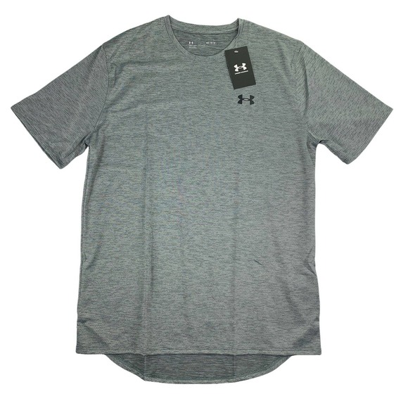 Under Armour Other - Under Armour Mens Training Ribbed Crewneck Loose Fit T-Shirt Gray M